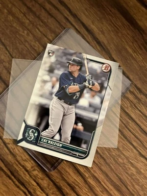 Tarjeta de novato de béisbol #49 Bowman de Cal Raleigh RC 2022 Seattle Mariners Foto 1 de 2