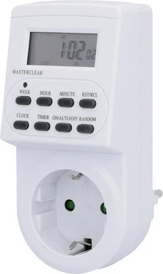 Wochenzeitschaltuhr 3.600 W digital, weiß - Bild 1 von 4