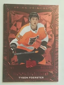 2023-24 Upper Deck Black Diamond Rookie Gems Ruby Tyson Foerster Rookie /100 SP - Picture 1 of 2