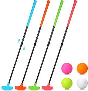 4 Pack Golf Putters for Men and Women Two Way Mini Golf Putter with 4 Balls Adju - Picture 1 of 7