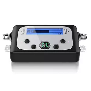 CSL Premium Digital Satfinder mit F-Anschlusskabel LCD-Display ( beleuchtet ) - Bild 1 von 5