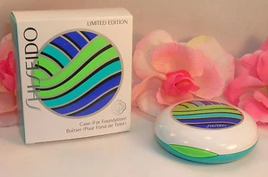 New Shiseido Limited Edition Empty Foundation Case / Mirror / Sponge Compartment - Picture 1 of 6