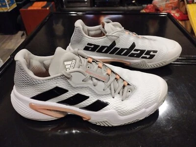 Adidas Womens Barricade H67699 Gray Lace Up Low Top Tennis Sneakers Size 8 - Image 1 of 4