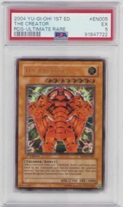 THE CREATOR YUGIOH 1ST EDITION HOLO RDS-EN005 PSA #91847722 GRADED EX 5 2004 - Bild 1 von 2