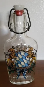 Bayerisches Wappen, Freistaat Bayern, Löwenkrone Swing-Top Flasche - Bild 1 von 9