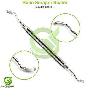 Dental Bone Scraper Scaler Implant Bone Pick Grafting Double Ended Carrier - Picture 1 of 3