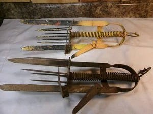 2 Stück Vintage Victor Federbelasteter Maulwurf Tier Schädlingsfallen - Bild 1 von 4