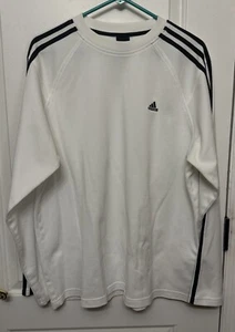 Adidas manica lunga grande bianche con strisce nere sulle braccia - Foto 1 di 9