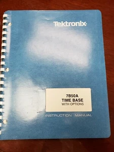vintage TEKTRONIX instruction manual type 7B50A time base with options - Picture 1 of 3