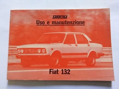 FIAT 132 LIBRETTO USO E MANUTENZIONE ORIGINALE  EDIZIONE 05/1980   (341) - Immagine 1 di 4