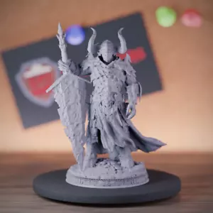 Death Knight Miniature Undead King Dungeons and Dragons Mini DnD 5e TTRPG - Bild 1 von 8