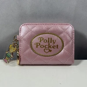 Neu Polly Pocket Rosa Geldbörse Ausweisetui Münzbörse Retro Vintage Stil - Bild 1 von 6