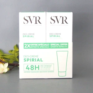 2 PACK SVR Spirial Deo-Cream 48H Anti-Perspirant Deodorant 50ml Exp 11/2027 - Picture 1 of 6