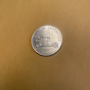 1918 Cadillac Landaulet Sunoco Öl Gedenkmünze antike Auto Münze - Bild 1 von 2