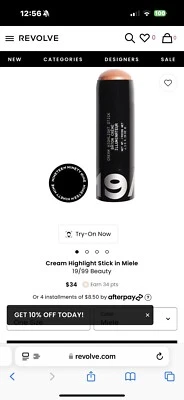 NINETEEN NINETY NINE Crema Highlight Stick Miele - NUEVO - 6,5 g/0,23 oz Foto 1 de 4
