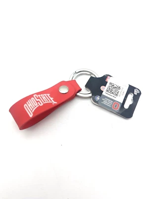 Ohio State Buckeyes Lanyard Key Chain Key Ring - NCAA OSU - Laser Etched - Image 1 of 2