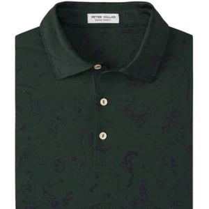 NWT Peter Millar Summer Comfort Balsam Gator Baitik Golf Polo Sz XXL Green - Picture 1 of 7