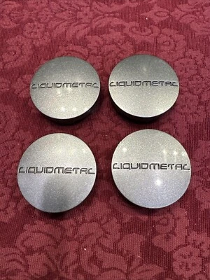 Liquidmetal Center Cap CAP039-CA-01 Charcoal /Dark Gunmetal Liquid Metal SET 4 - Image 1 of 4