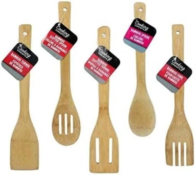 Bamboo Wooden Kitchen Utensils Cooking Concepts - Image 1 of 4