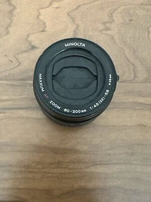 Minolta Maxxum AF Zoom 85-200mm 1:34.5 (22) - 5.6 Lens 46mm - Image 1 of 2