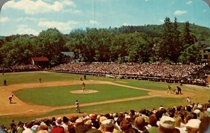 BÉISBOL COOPERSTOWN, N.Y. POSTAL Doubleday Field, Juego Salón de la Fama - Imagen 1 de 2