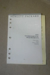  HP Site Environmental Requirements for Disc & Disc/Tape Drives Manual - Picture 1 of 2