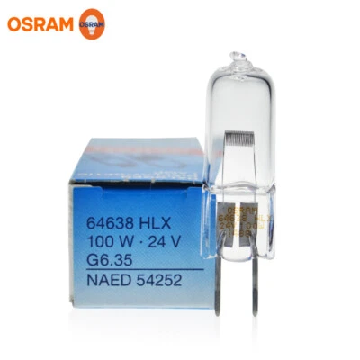 OSRAM Surgery Shadowless Lamp 64638 HLX 24V100W G6.35 Microscope Bulb - Image 1 of 3