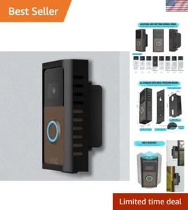 Adjustable Anti-Theft Doorbell Mount for Ring Video Doorbells - 45-135° Angle - Picture 1 of 10