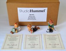 Berta Hummel Ornaments Set #12 96046 2000 Studio Hummel Goebel New, Coa Gift Box