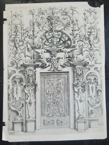 Wendel Dietterlin Architettura c.1598 Antique Etching Architecture Architectura - Picture 1 of 12
