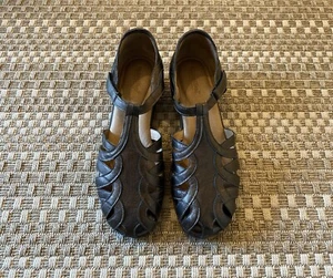 BEAUTIFEEL Brazil Bronze Leather Fisherman Sandals Comfort Shoes 42 11 worn once - Picture 1 of 10