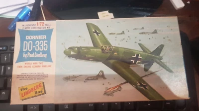 LINDERBER  1/72 DORNIER DO 335 AEREO DA GUERRA KIT  VINTAGE - Immagine 1 di 4