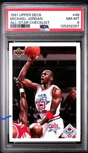 1991 Upper Deck Michael Jordan All-Star Checklist #48 PSA 8 - Bild 1 von 1