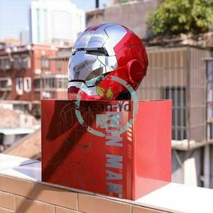 Iron Man 1:1 MK5 Jarvis Deformable Voice Control Wearable Helmet Christmas Mask - Picture 1 of 6