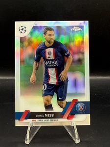 2022-23 Topps Cromo UEFA - UCC - Lionel Messi Refractor - PSG 🐐 - Imagen 1 de 2