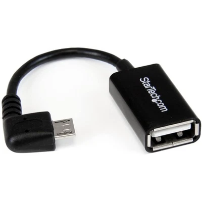 StarTech.com Cable Adaptador Micro USB a USB OTG Acodado a la Derecha de 12cm -  - Imagen 1 de 2