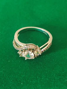 Diamant Verlobungsring 925 JWB signiert Sohar Schmuck Größe 6 Garantie - Bild 1 von 6