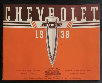 Folleto de ventas de modelos Chevrolet Master & Master De Luxe 1938 #Chev. I-E-1938 USA Foto 1 de 4