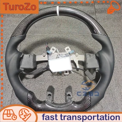 Volante de fibra de carbono personalizado Fit Ram cargador clásico R/T con calefacción 12+ Foto 1 de 3