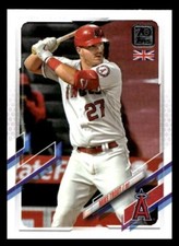 MIKE TROUT 2021  Topps UK Edition Card #27