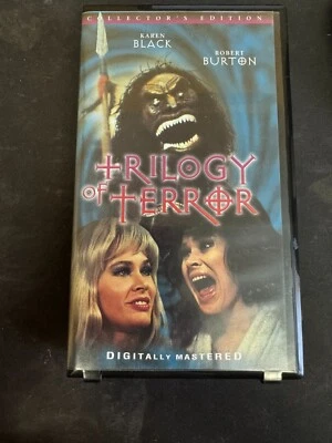 TRILOGY OF TERROR Karen Black VHS Rare Clamshell Case 1999 Anchor Bay - Image 1 of 4