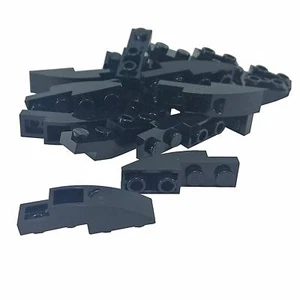 20 NEW LEGO Slope, Curved 4 x 1 Inverted Black - Picture 1 of 2