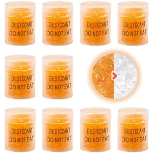 Bote de gel de sílice de 1 g, cápsula desecante indicadora grado alimenticio y farmacéutico - Imagen 1 de 6