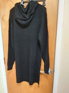 BE YOU FINE KNIT HOODY DRESS SIZE 8/10 - Picture 1 of 4