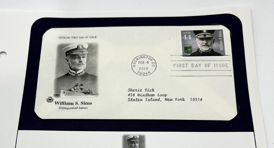 Distinguishing Sailors FDC First Day of Issue Envelope / Stamp w/ Card - Image 1 of 1