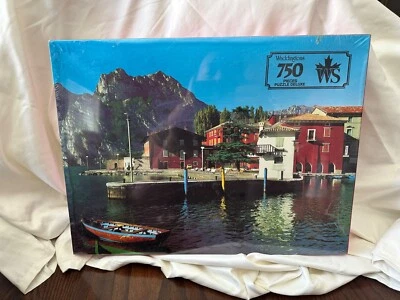 1984 Waddingtons 750 piece deluxe jigsaw puzzle “Lake Garda” - Image 1 of 2