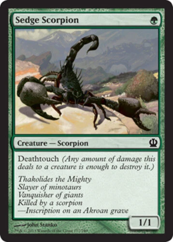 Sedge Scorpion ~ Lightly Played Theros MTG Magic UltimateMTG Green Card - Image 1 of 1