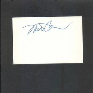 Tarjeta índice Michael Mann - Autógrafo firmado 4x6 - Director - Imagen 1 de 2