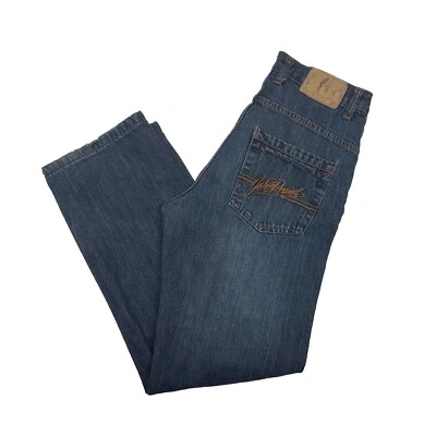 Pantalones de mezclilla vintage marca Joker para adolescentes talla 20 azules pierna recta tiro alto Foto 1 de 4