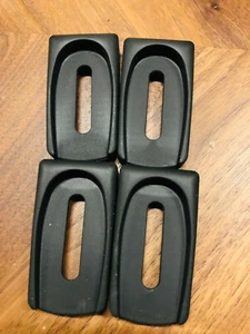 SNOWBOARD BINDING HIGHBACK LOCKS 1 PAIR UNIVERSAL (BLACK) - Picture 1 of 5